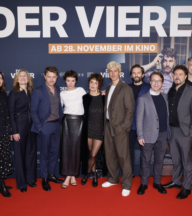 Darsteller des neuen Kinofilms "Der Vierer"