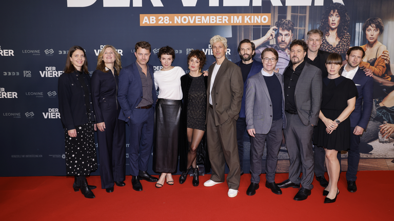 Darsteller des neuen Kinofilms "Der Vierer"