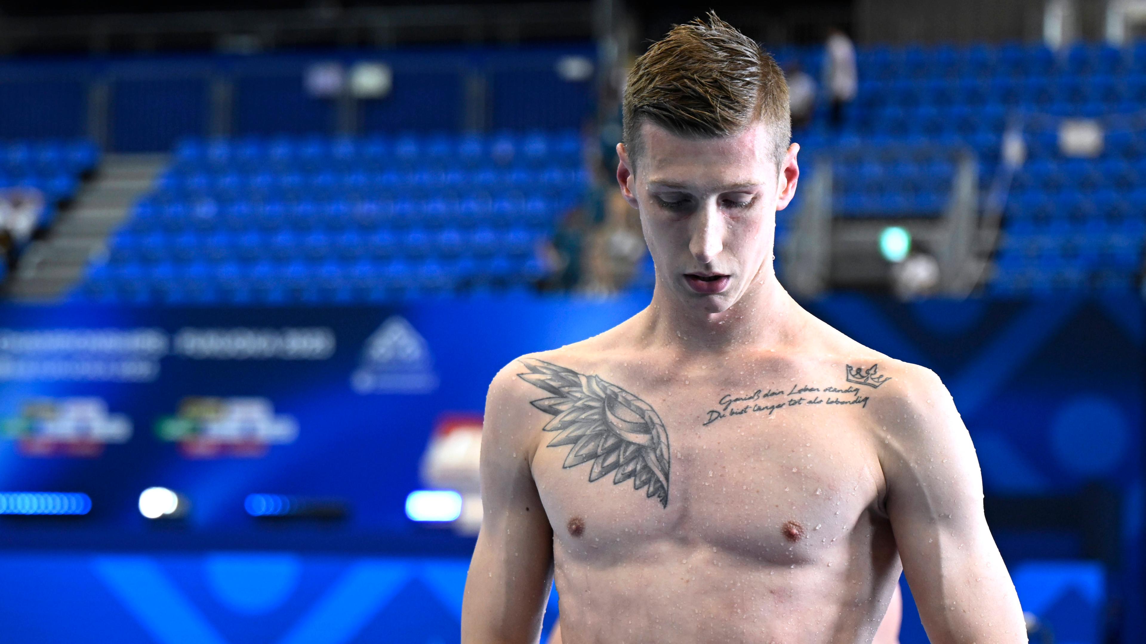 Florian Wellborck, Team GER 1500 m Freistiel Vorlauf ausgeschieden Schwimm Weltmeisterschaften 2023 in Fukuoka/Japan am 29.07.2023 in Fukuoka 