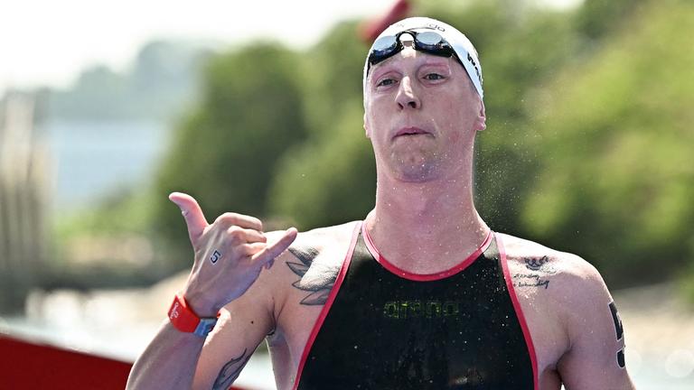 Florian Wellbrock am 16.07.2025 in Singapur