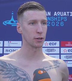 Florian Wellbrock im ZDF Interview nach dem Knock Out Sprint