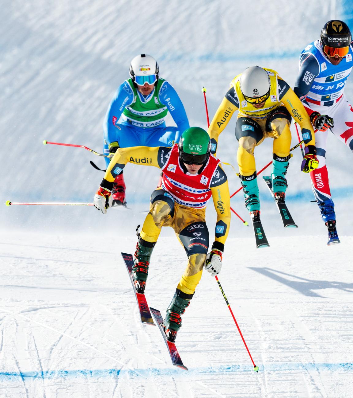 Florian Wilmsmann beim Freestyle Skiing am 30.01.2026 in Val die Fassa.