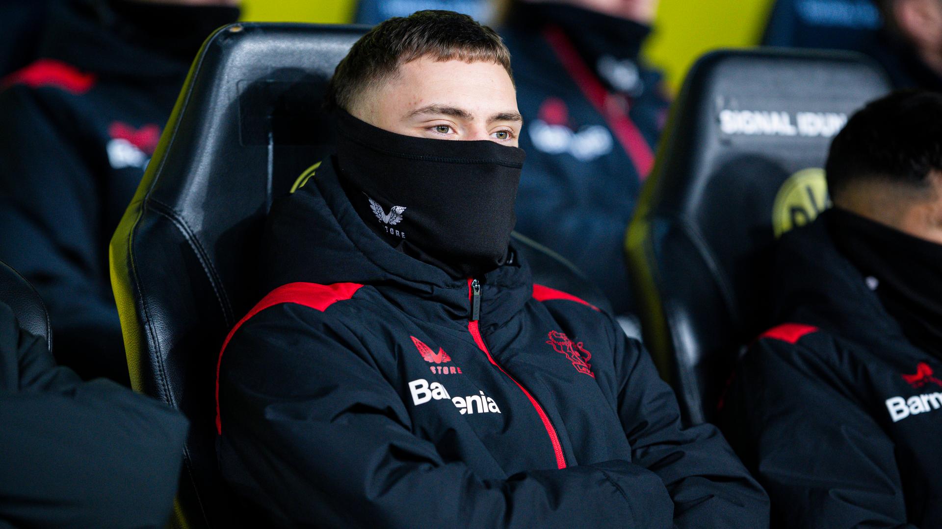 Florian Wirtz auf der Ersatzbank.