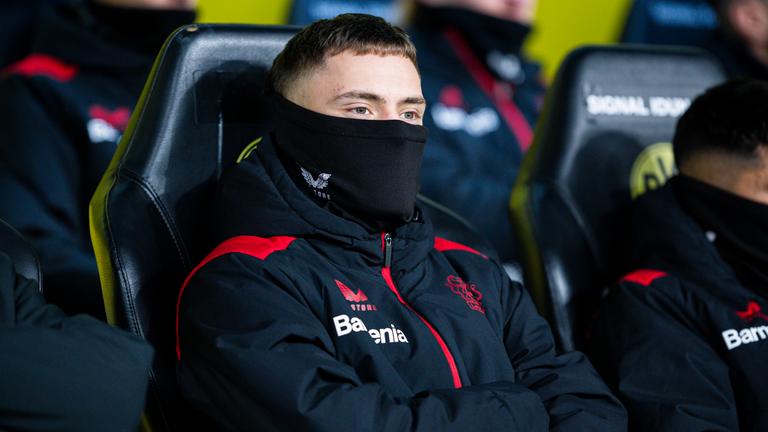 Florian Wirtz auf der Ersatzbank.