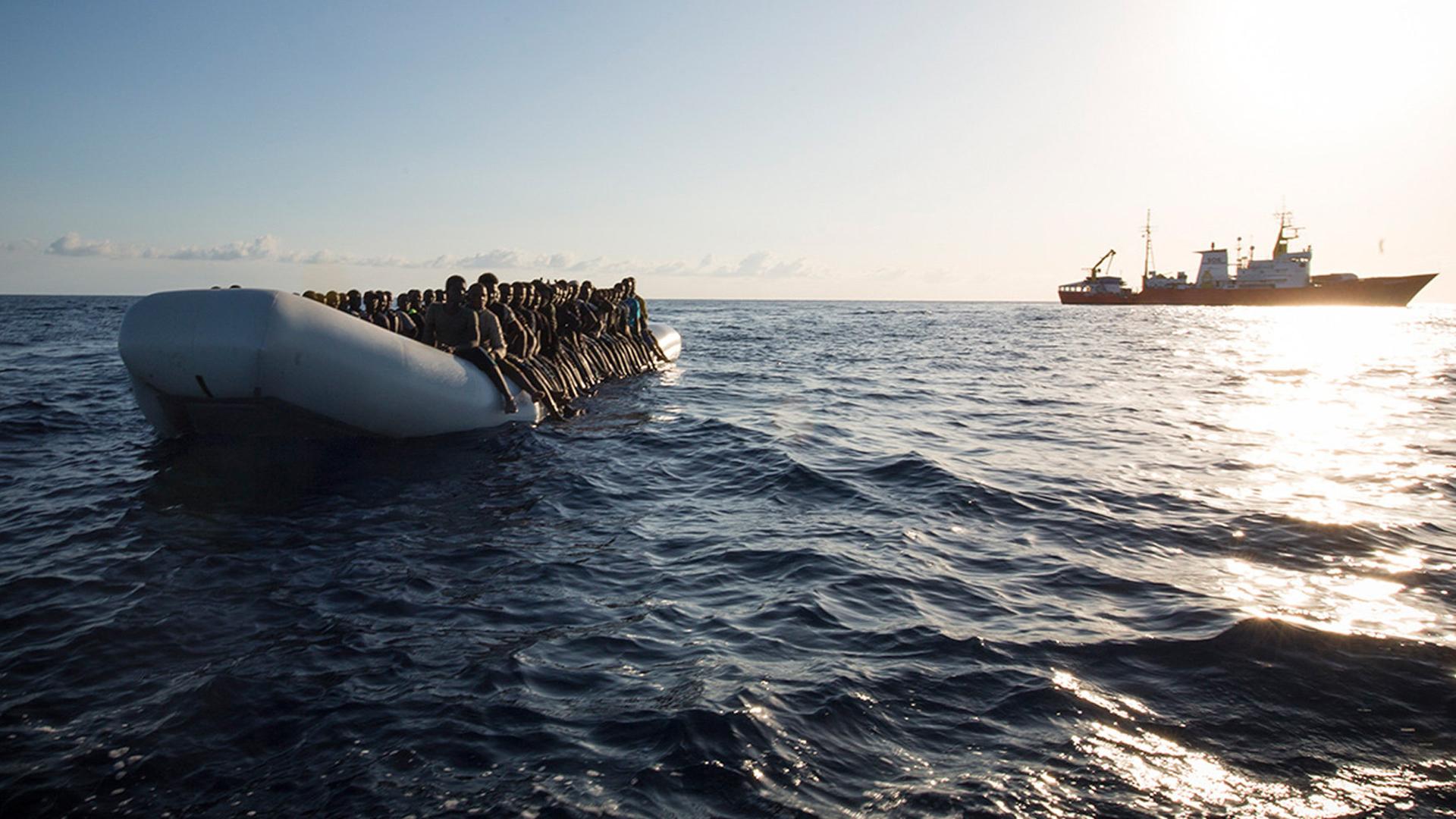 Flüchtlinge im Mittelmeer