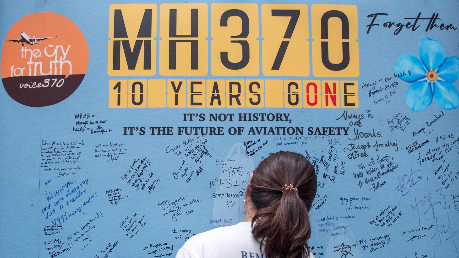 Malaysian Airlines Flug MH370 seit 10 Jahren vermisst