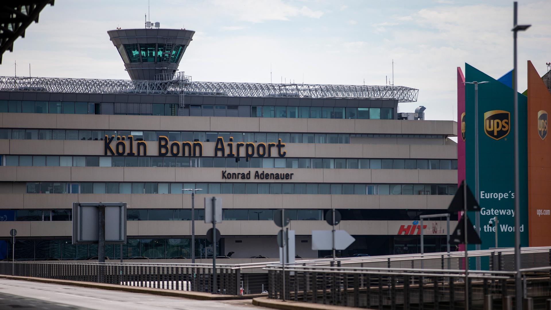 Blick auf den Flughafen Köln Bonn