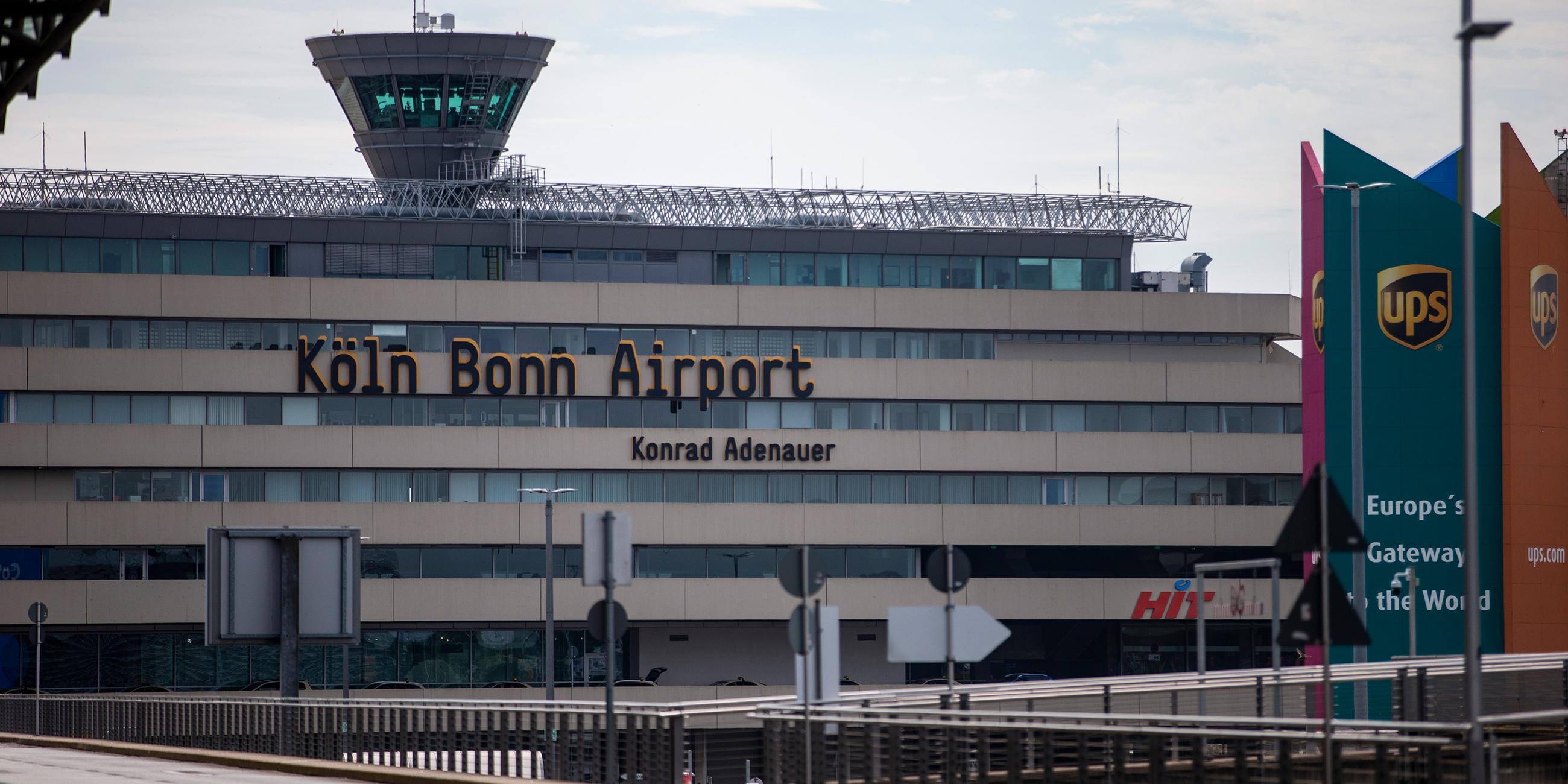 Blick auf den Flughafen Köln Bonn