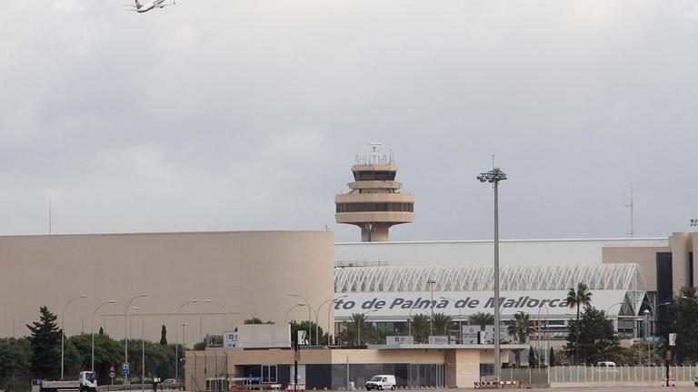 Der Flughafen von Palma de Mallorca.