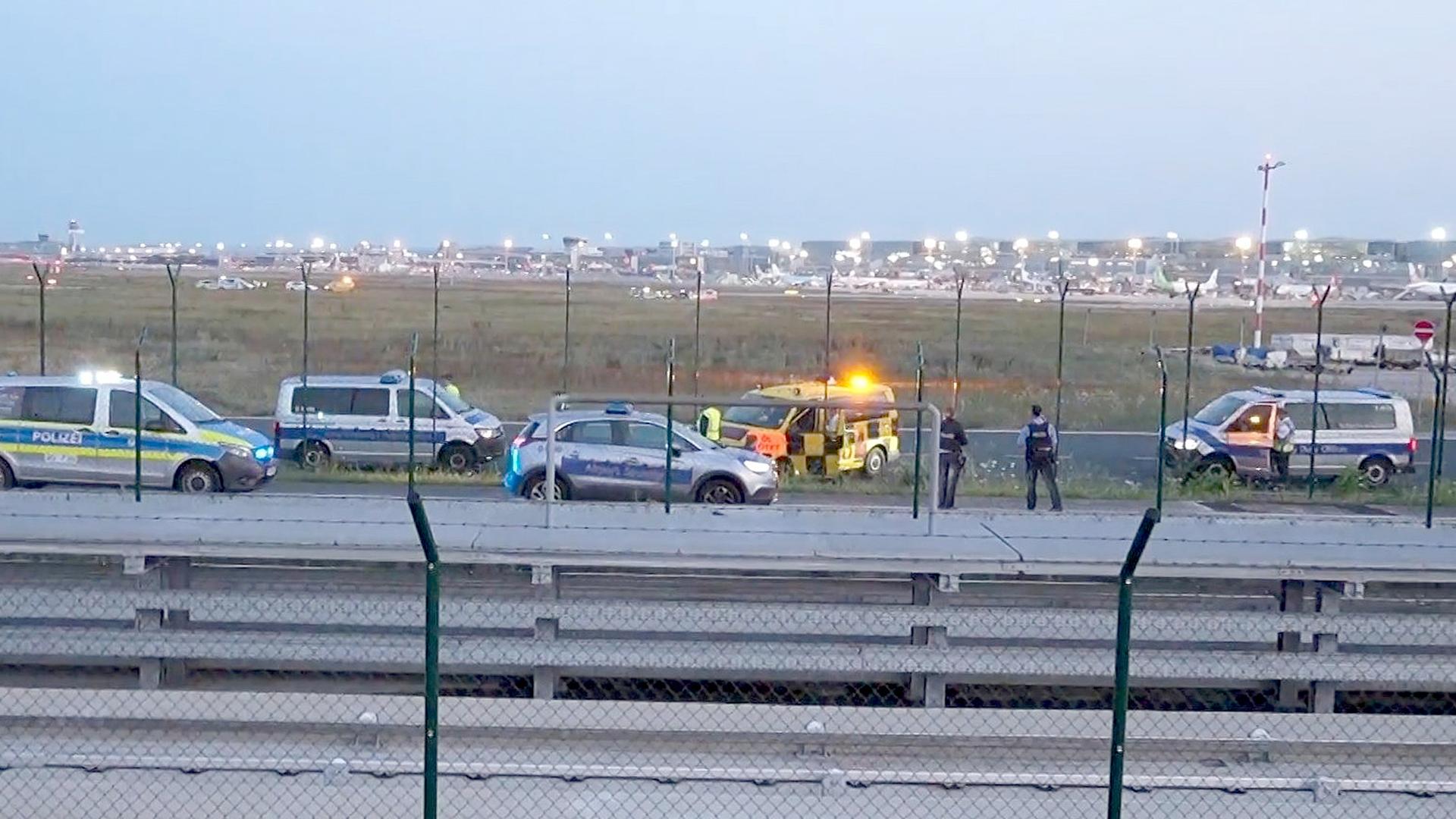Flugverkehr in Frankfurt wegen Klimaaktivisten eingestellt