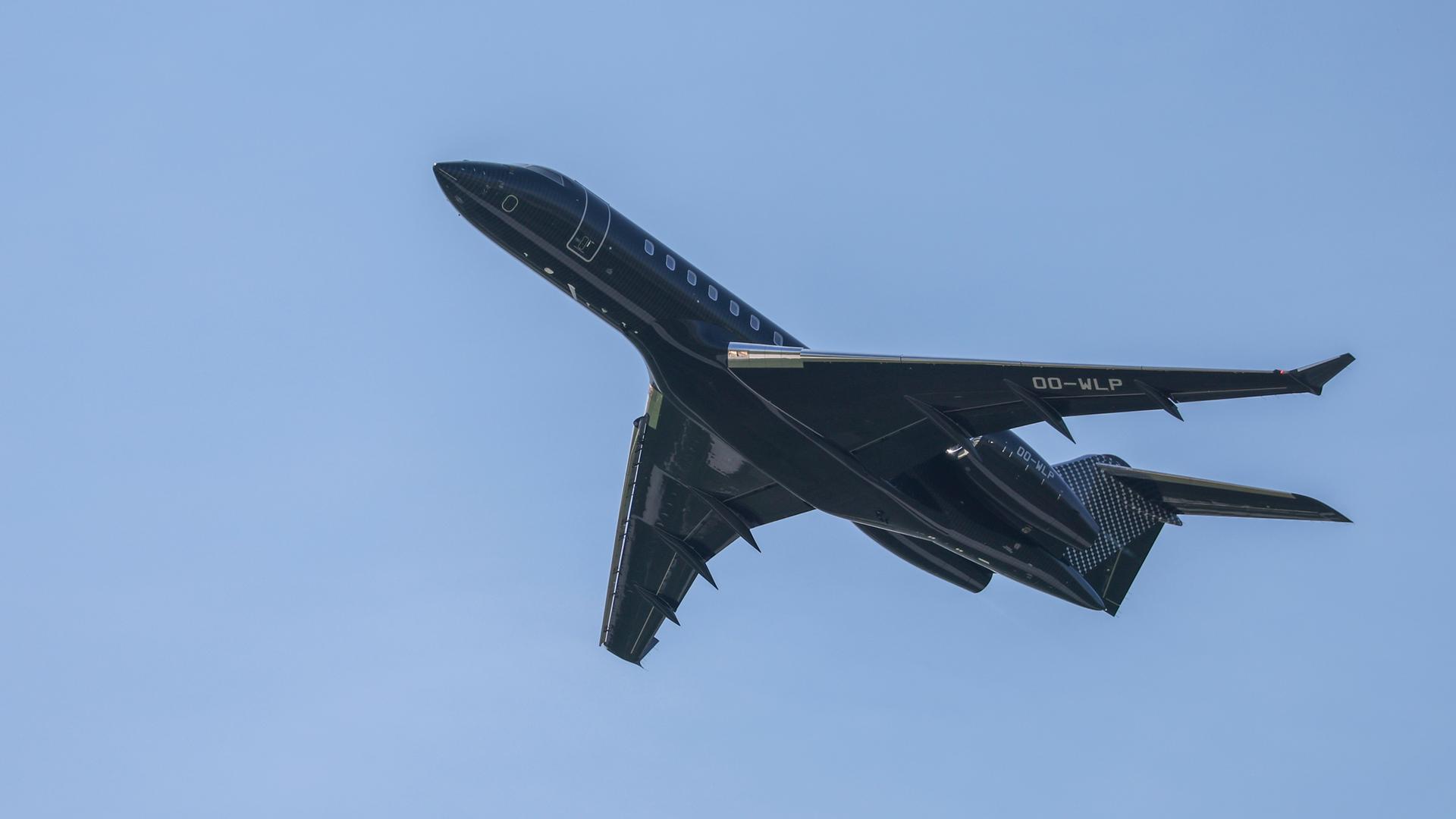 Symbolbild: Flugzeug Bombardier Global 5500