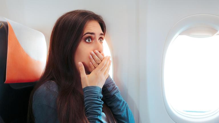 Flungangst ist weit verbreitet und wird duch Turbulenzen verstärkt