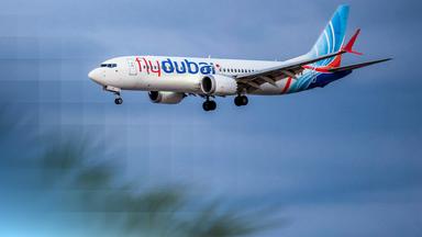 Die Flydubai-Ersatzmaschine, welche die Passagiere nach dem Vorfall im ursprünglichen Flydubai-Flugzeug an ihr Ziel gebracht hat