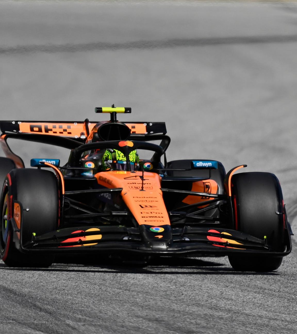 McLarens Lando Norris in Aktion beim Grand Prix von Österreich.