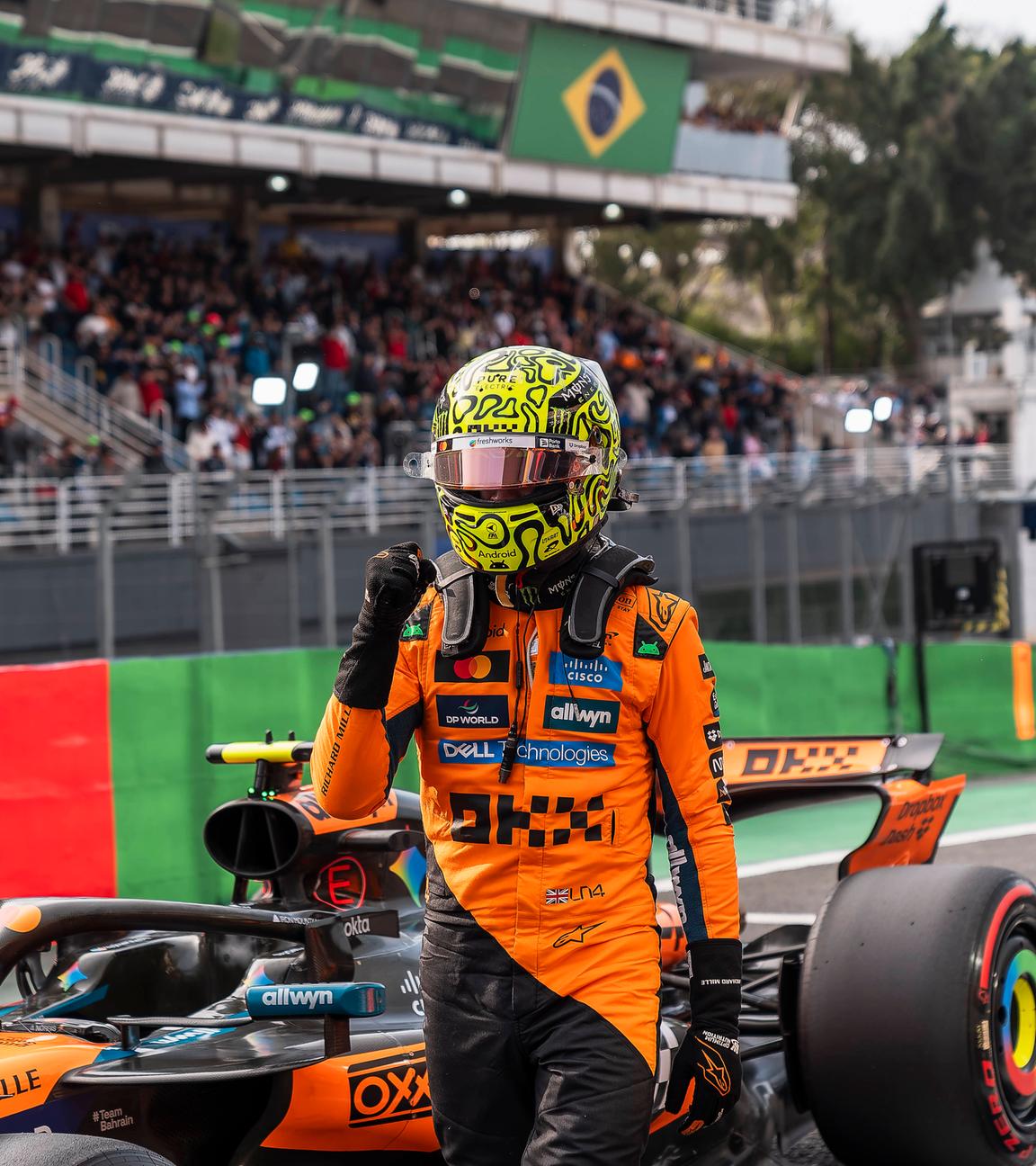 McLarens Lando Norris gewinnt in Sao Paulo.