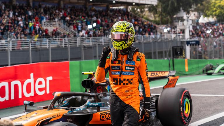 McLarens Lando Norris gewinnt in Sao Paulo.