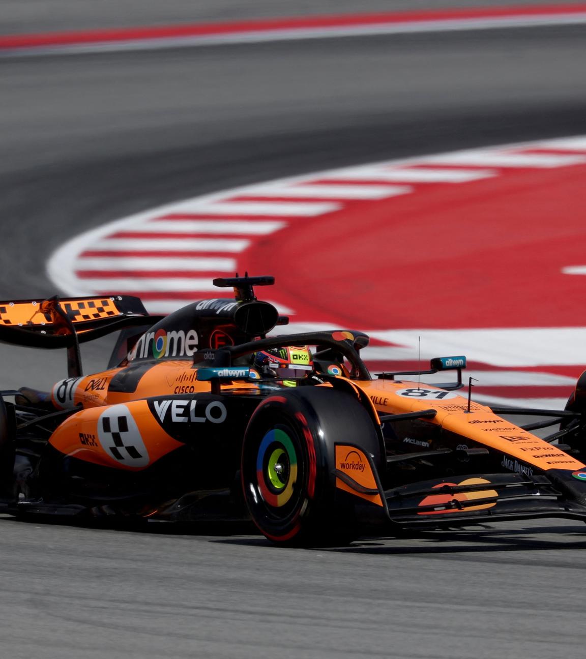 Mc Larens Oscar Piastri in Aktion beim spanischen Grand Prix.