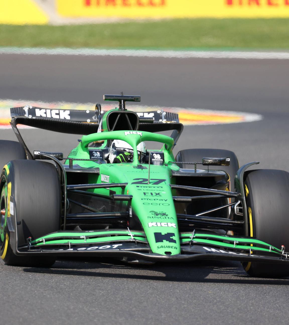 Nico Hülkenberg (Stake F1 Team Kick Sauber) beim Formel-1-Rennen in Spa