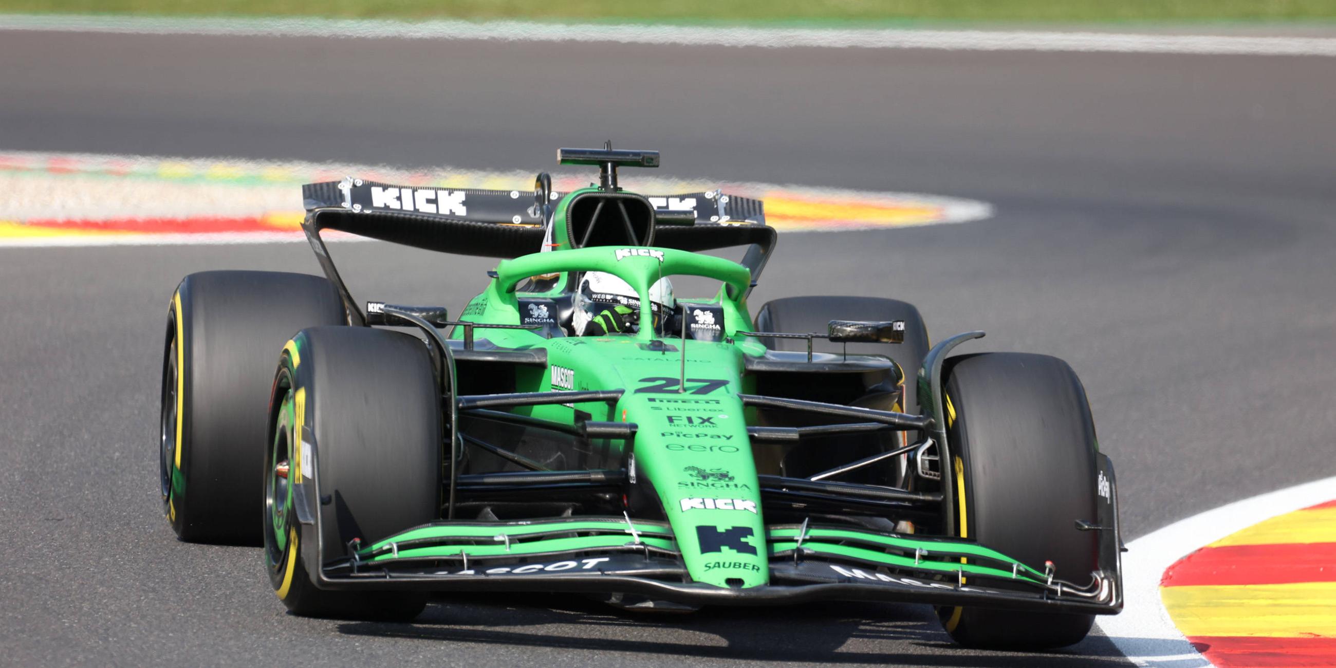 Nico Hülkenberg (Stake F1 Team Kick Sauber) beim Formel-1-Rennen in Spa
