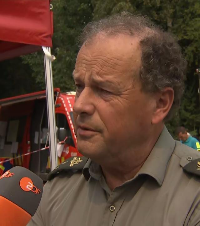 Forstamtsleiter René Dahmen in Belgien