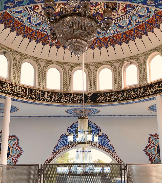 Die Emir-Sultan-Moschee in Darmstadt.