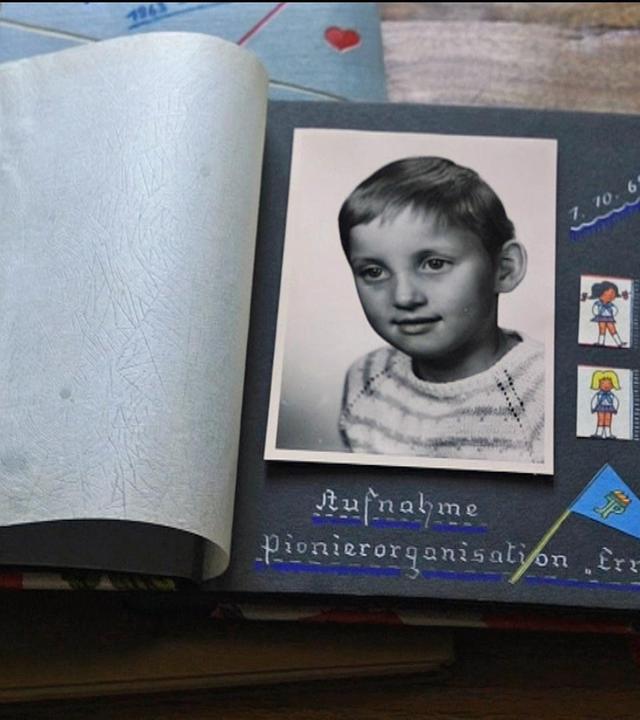 Fotoalbum mit Kinderbildern
