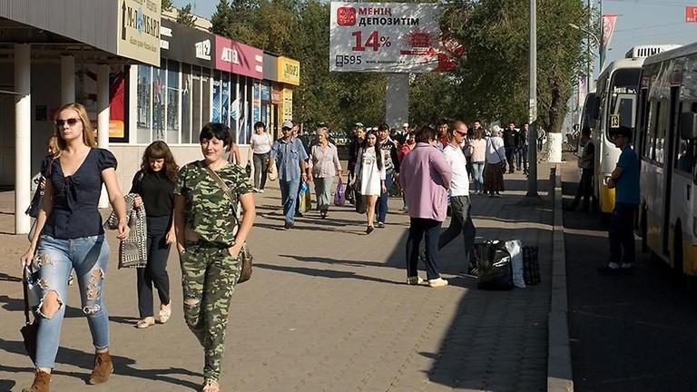 Karaganda ist heute eine belebte Industriestadt 