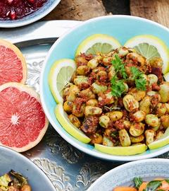 „Foul Mchermel“ - Dicke Bohnen á la Chermoula