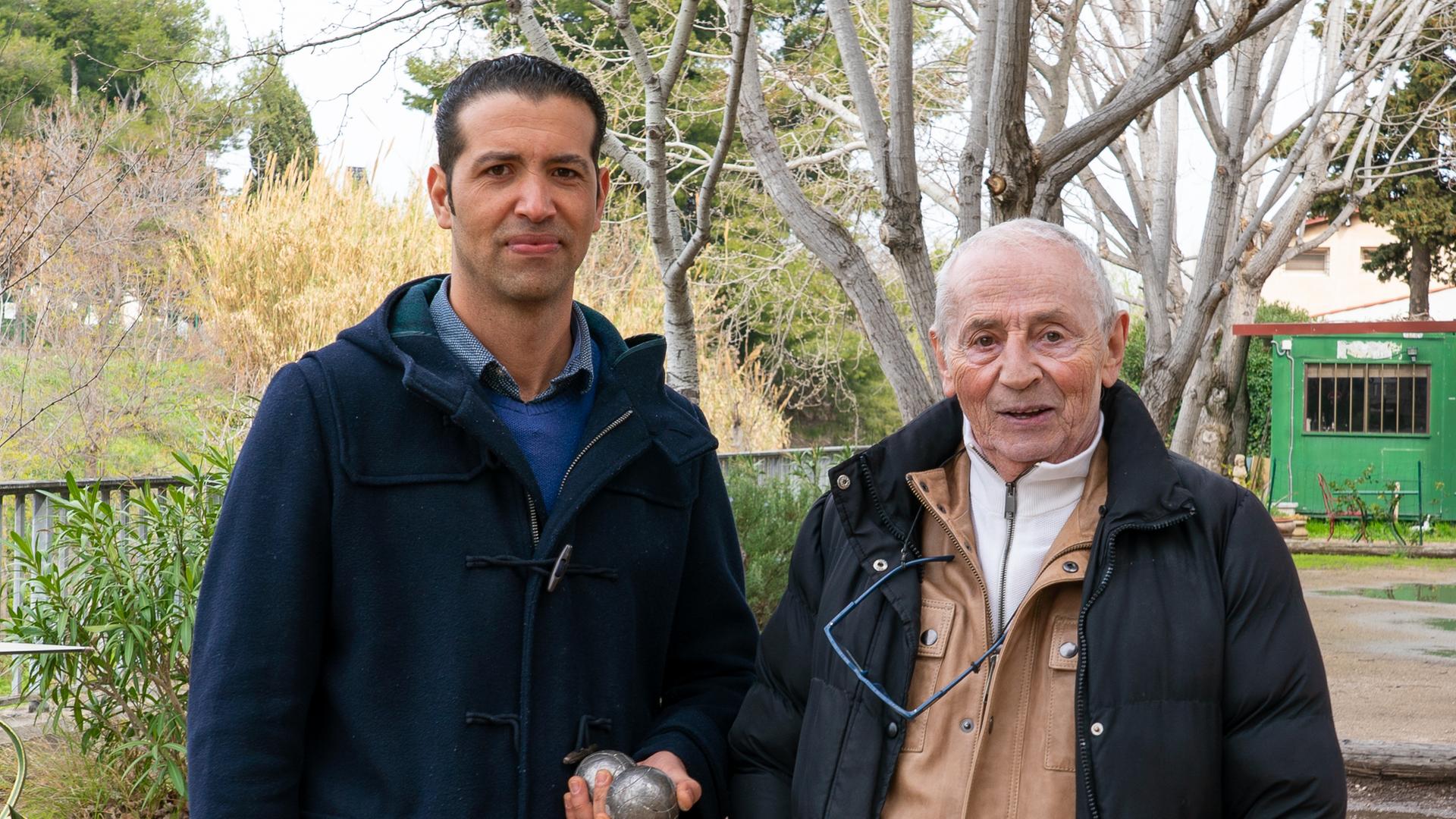 Fourat Troudi (l.) und Gérard Gros