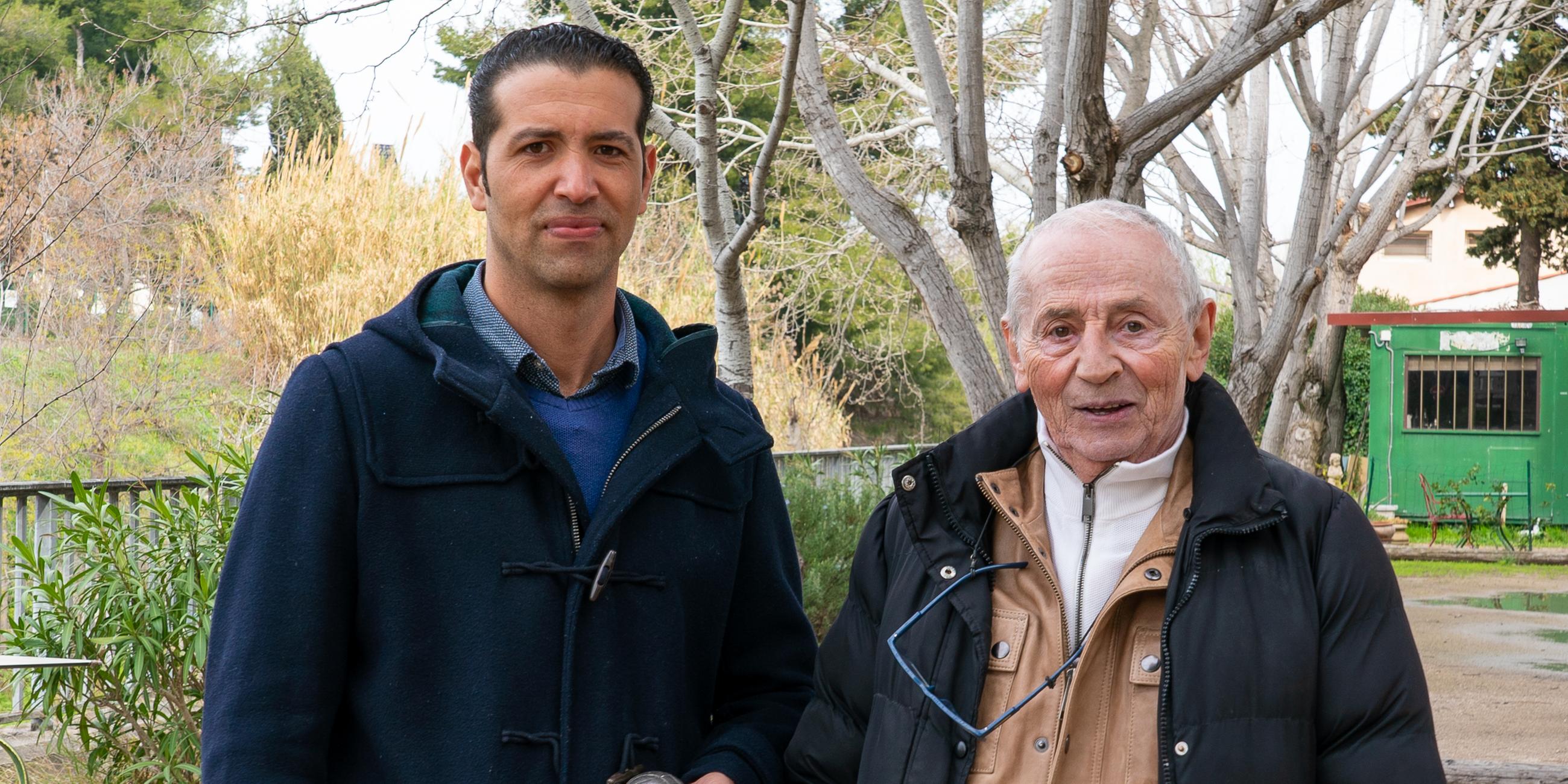 Fourat Troudi (l.) und Gérard Gros