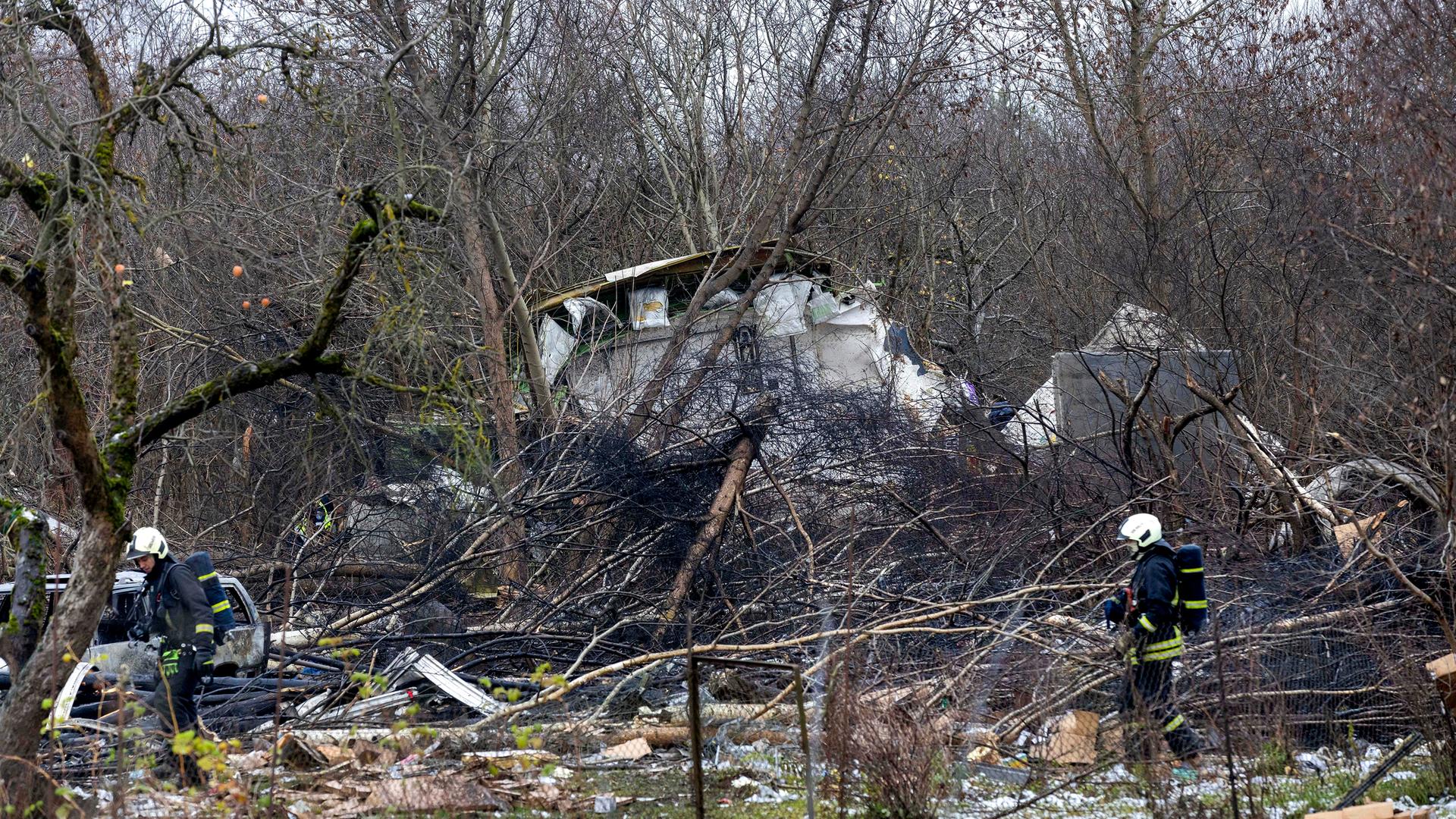 Frachtflugzeug aus Leipzig stürzt auf Wohngebäude in Litauen