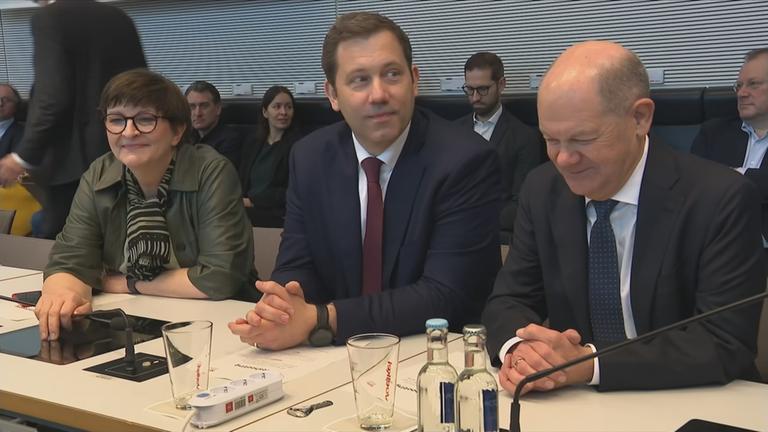 Fraktionssitzung der SPD mit Lars Klingbeil