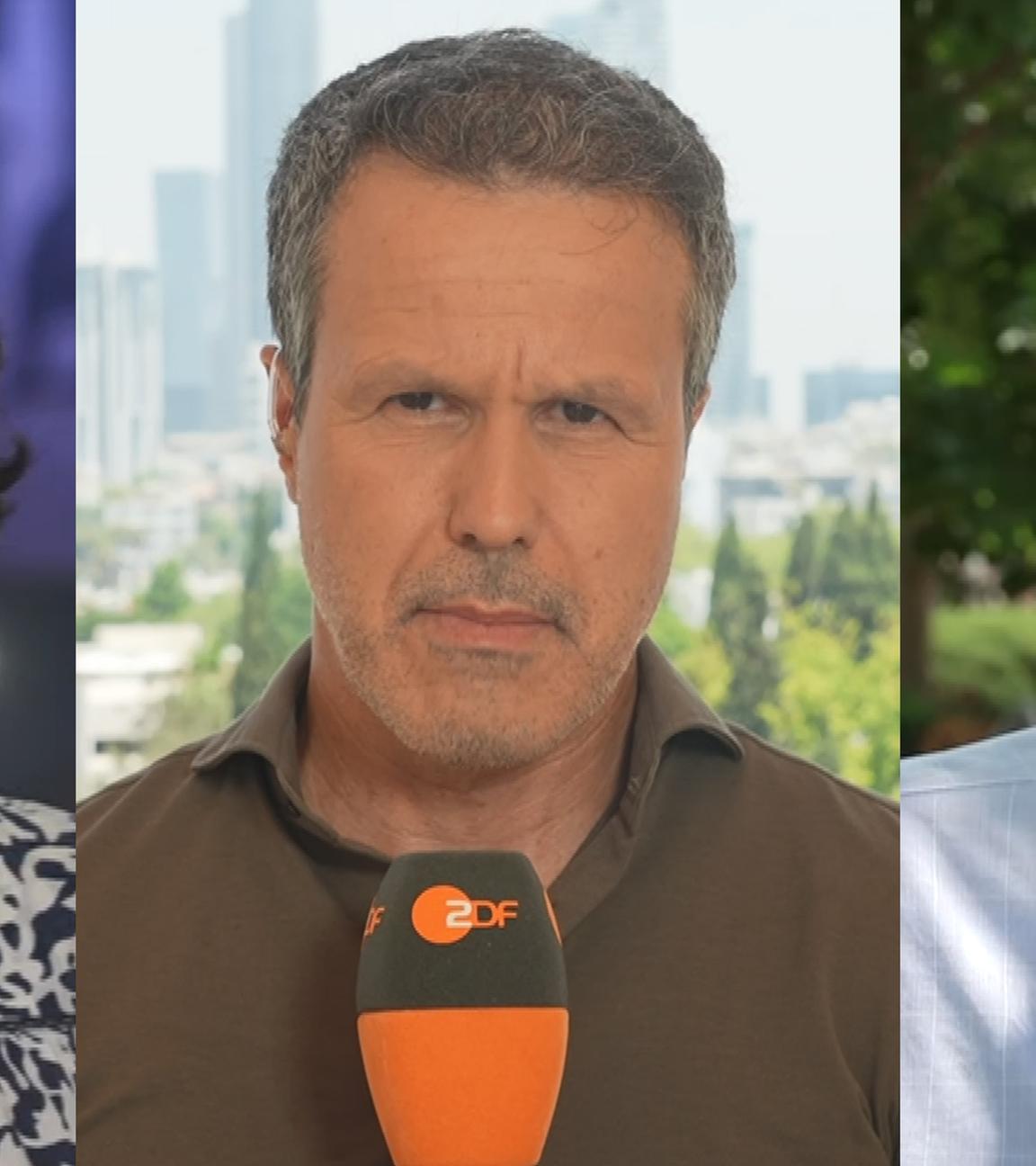 Golineh Atai (Links), Thomas Reichart (Mitte), Elmar Theveßen (Rechts)