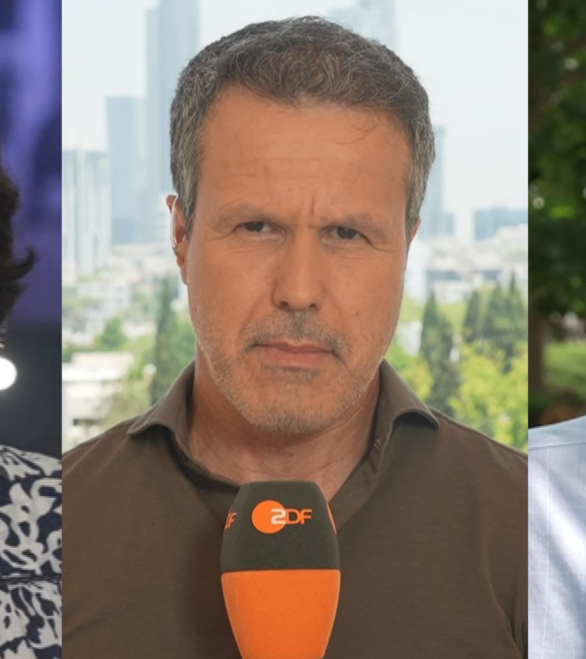 Golineh Atai (Links), Thomas Reichart (Mitte), Elmar Theveßen (Rechts)
