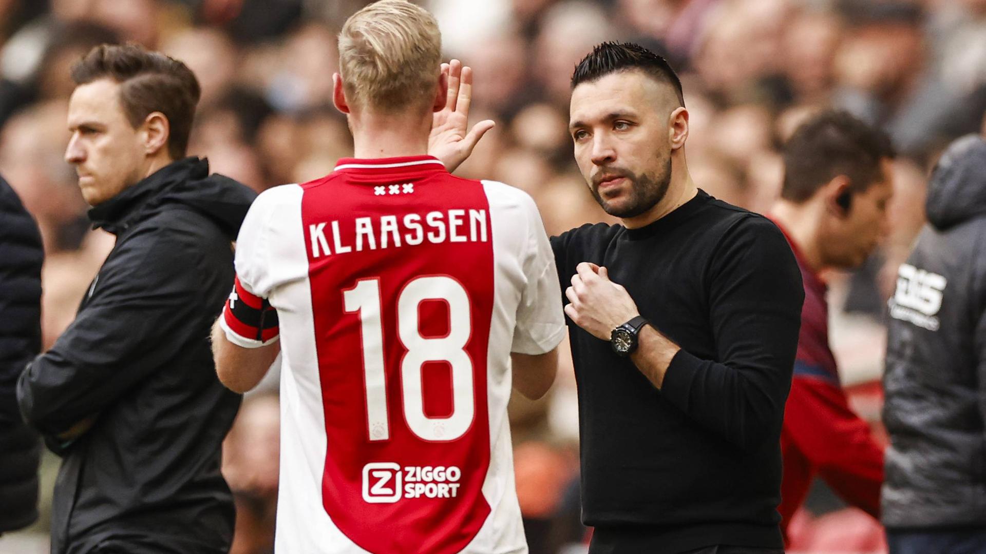 Ajax-Amsterdam-Trainer Francesco Farioli 