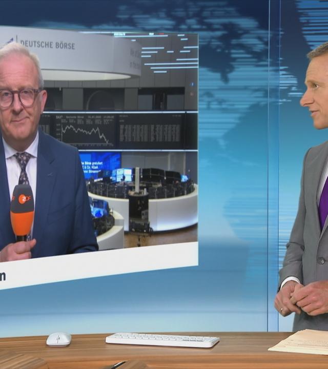 Frank Bethmann im Schaltgespräch mit der heute