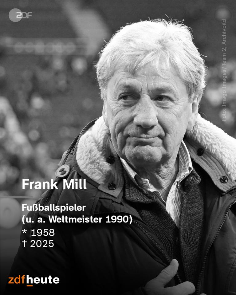 Ex-Fußballer Frank Mill gestorben
