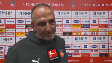 Fußball: Trainer Frank Schmidt vom 1. FC Heidenheim.