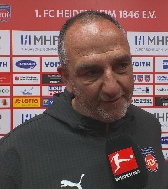 Fußball: Trainer Frank Schmidt vom 1. FC Heidenheim.