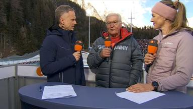 Biathlon-Fan Steinmeier: "Herzschlagfinale"
