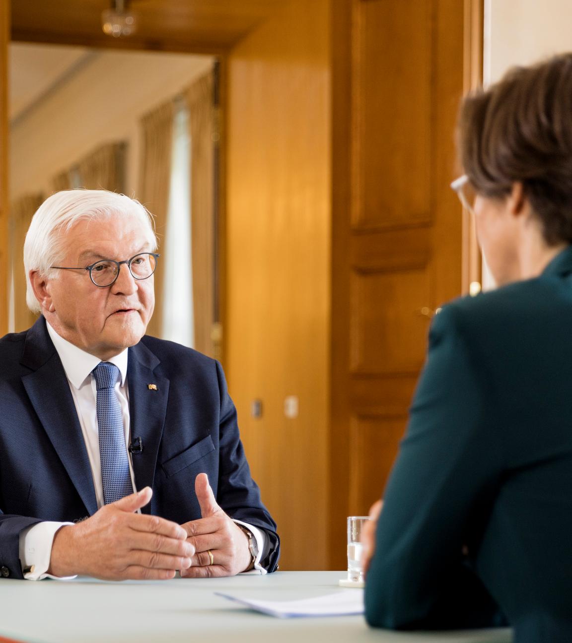 Frank-Walter Steinmeier, Diana Zimmermann "Berlin direkt" - Sommerinterview