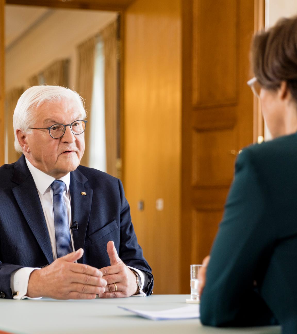 Frank-Walter Steinmeier, Diana Zimmermann "Berlin direkt" - Sommerinterview