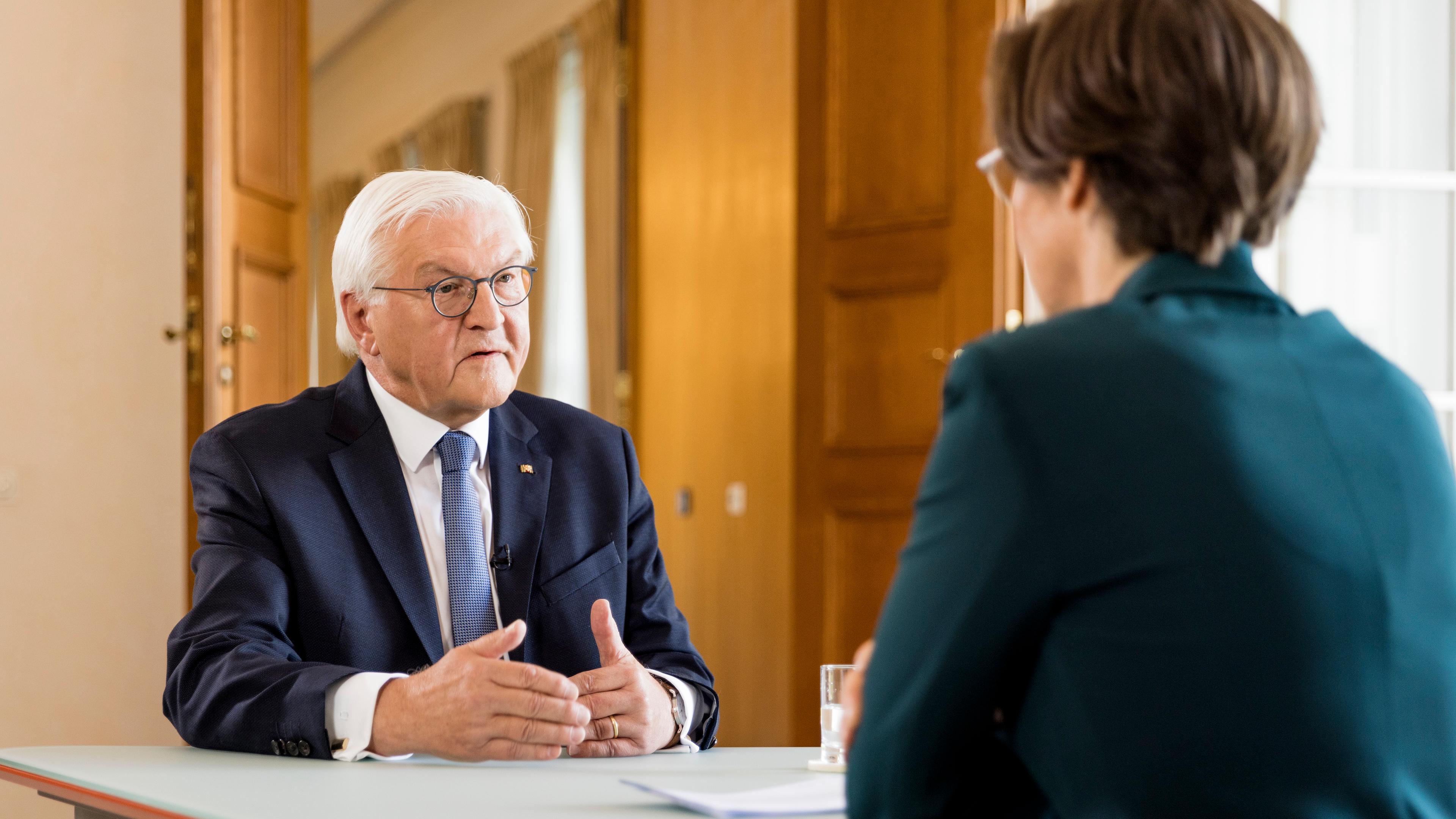 Frank-Walter Steinmeier, Diana Zimmermann "Berlin direkt" - Sommerinterview