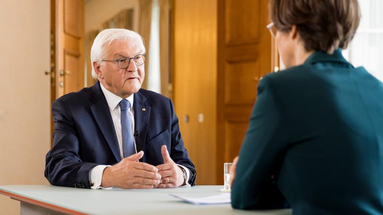 Frank-Walter Steinmeier, Diana Zimmermann "Berlin direkt" - Sommerinterview