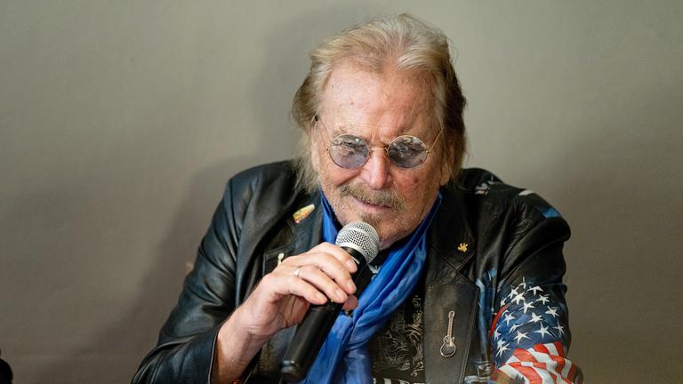 Frank Zander bei der Pressekonferenz zur neu gegründeten Frank Zander Stiftung