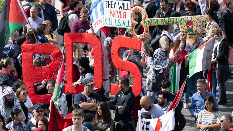 Demonstration "United 4 Gaza" in Frankfurt