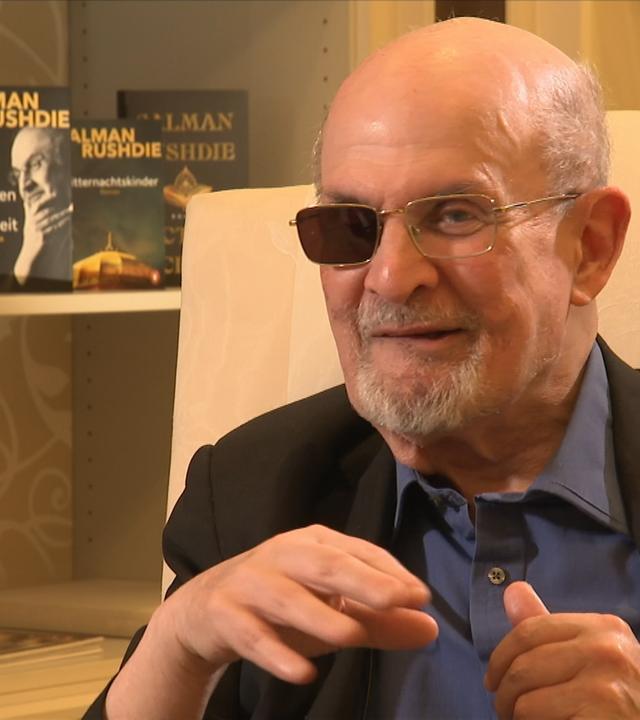 Peter Twiehaus trifft Salman Rushdie