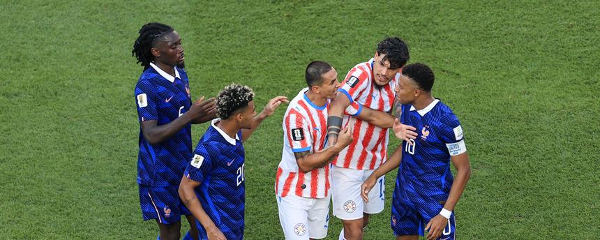 WM-Achtelfinale: Paraguay - Frankreich