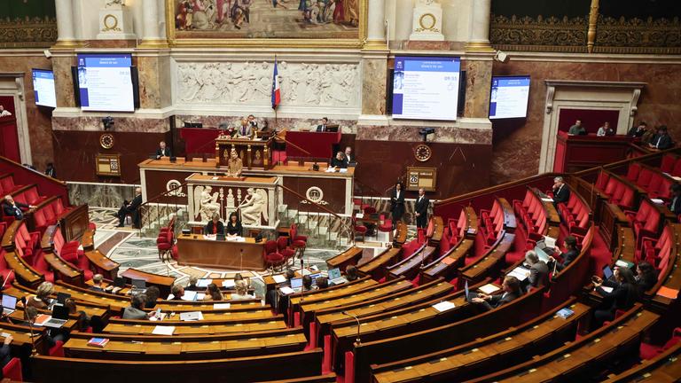 Das französische Parlament in Paris