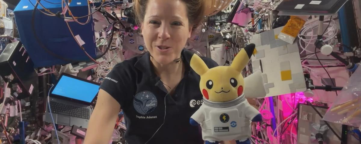 Frankreich: Pikachu auf ISS-Mission